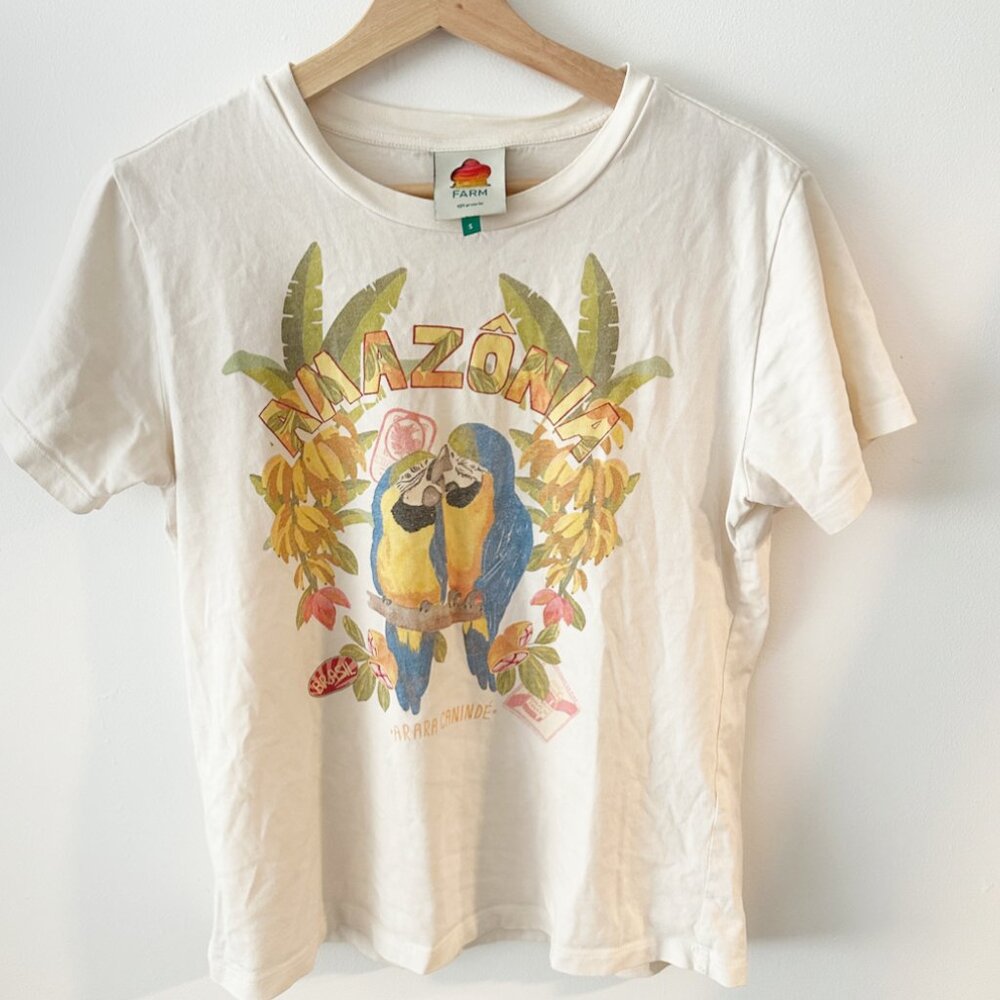 Farm Rio Amazonia Graphic Tee Size S